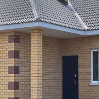 Кирпич лицевой Кощаково 1.4НФ солома с накатом