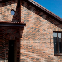 Кирпич лицевой Арский 1.4НФ флеш Россо Винтаж